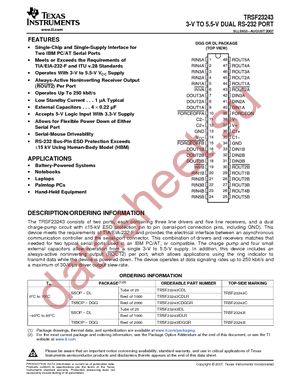 TRSF23243CDGGG4 datasheet  